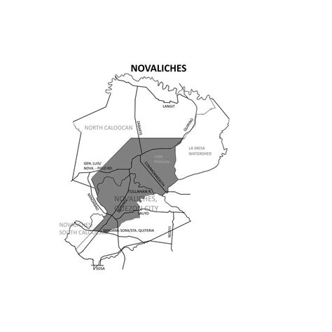 Novaliches Proper Map .